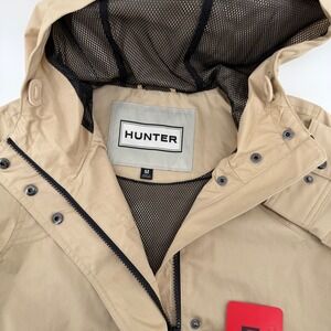 Hunter Ladies Water Resistant Cotton Smock Jacket Beige Size M NEW Waterproof